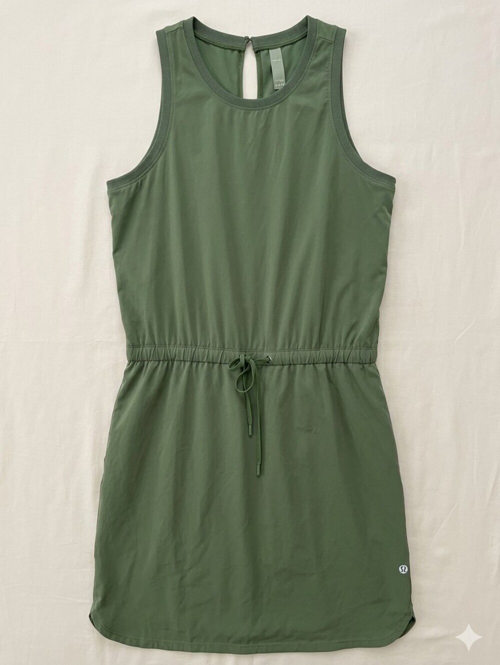 Hyba Women's Athletic  Tank Dress With Built-In-Shorts  Sz Small
